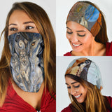 Powwow Store wolf with girl dreamcatcher bandana 3 pack new