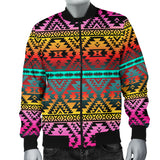 Powwow Storegb nat00689 pattern native mens bomber jacket