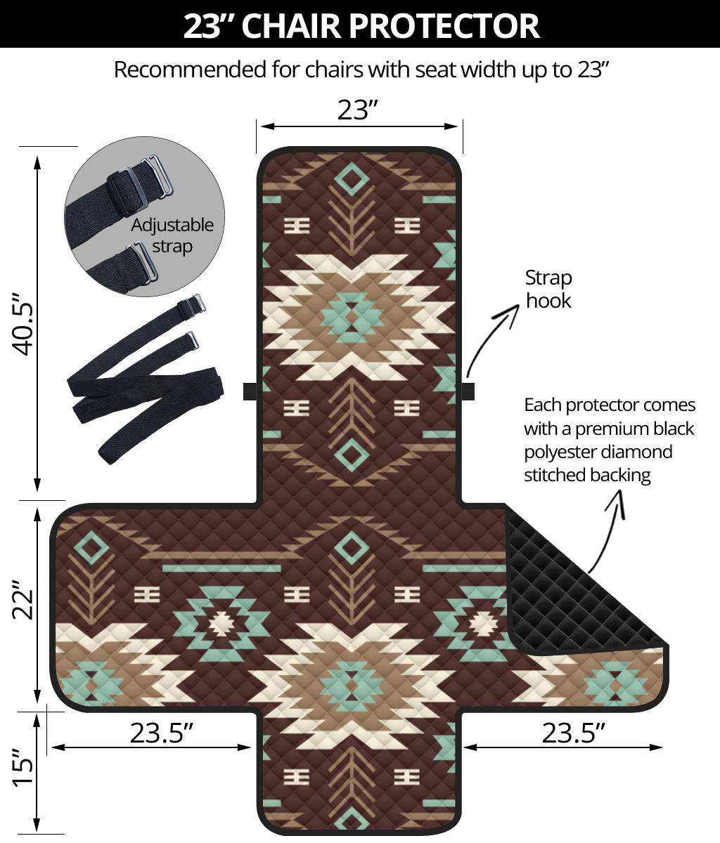 Powwow Storegb nat00737 pattern native 23 chair sofa protector