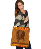 Chief Native Brown Tote Bags
