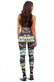 United Tribes Pattern Native American Women's Leggings - Powwow Store