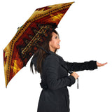 United Tribes Brown Design Native American Umbrella - Powwow Store