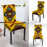 GB-NAT00413 Abstract Geometric Ornament Dining Chair Slip Cover