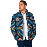 Powwow Storegb nat00083 naumaddic arts blue mens padded jacket