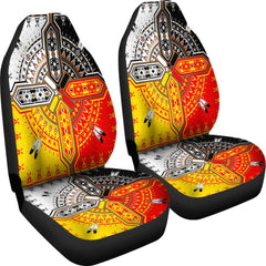 Native American Medicine Wheels Car Seat Covers - Powwow Store
