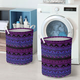 GB-NAT00601-02  Pattern Native Laundry Basket