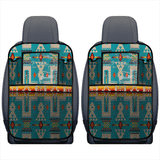 GB-NAT00062-05 Turquoise Tribe Car Back Seat Organizers
