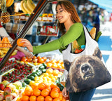 Bear Design Pattern Grocery Bags NEW