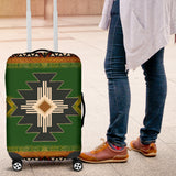 GB-NAT0001-01 Southwest Green Symbol Native American Luggage Covers