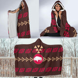 Brown Bison Native American Pride Hooded Blanket - ProudThunderbird