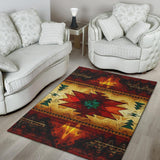 United Tribes Brown Design Native American Area Rug