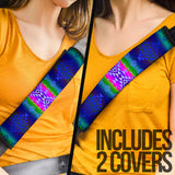 Powwow Storegb nat00680 03 pattern blue seat belt cover