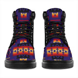 GB-NAT00046-11 Purple Tribe Pattern Native American All-Season Boots