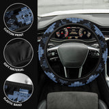 Powwow Storegb nat00720 05 native tribes pattern steering wheel cover