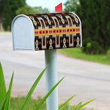 GB-NAT00062-01 Black Tribe Design Mailbox Cover