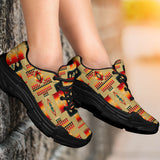 GB-NAT00046-15 Light Brown Pattern  Chunky Sneakers