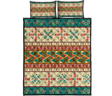 Native Border Pattern Native American Quilt Bed Set