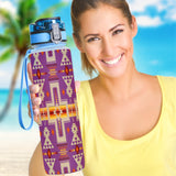 Powwow Store gb nat00062 07 light purple tribe design native american hydro tracking bottle