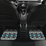 Powwow Store gb nat00607 ethnic seamless pattern front and back car mats set of 4