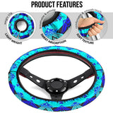 Powwow Storegb nat00625 sovereign nation midnight flat steering wheel cover