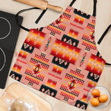 Powwow Store gb nat00046 16 tan tribe pattern native american apron