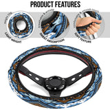 Powwow Store gb nat00613 retro colors tribal seamless steering wheel cover