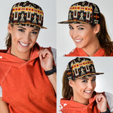 GB-NAT00062-01	Black Tribe Design Snapback Hat