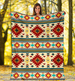 Powwow Store gb nat00512 full color southwest pattern blanket