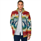 Powwow Storegb nat00077 thunderbird rainbow mens padded jacket