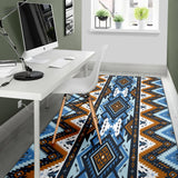 Powwow Store gb nat00613 retro colors tribal seamless area rug