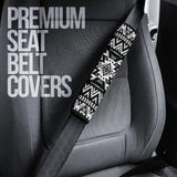 Powwow Store gb nat00 441 black pattern seat belt cover