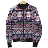 GB-NAT00593 Ethnic Pattern Women's Bomber Jacket