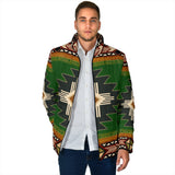 Powwow Storegb nat0001 southwest green symbol mens padded jacket