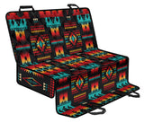 GB-NAT00046-02 Black Native Tribes Pattern Native American Pet Seat Cover