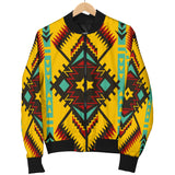 Powwow Storegb nat00413 abstract geometric ornament womens bomber jacket