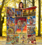 Chiefs Piece Jigsaw Puzzle Native American Blanket