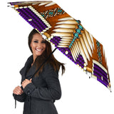 Mandala Purple  Native American Umbrella - Powwow Store