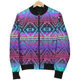 Powwow Storegb nat00701 pattern color native womens bomber jacket