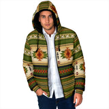 Powwow Storegb nat00559 03 green native mens padded hooded jacket