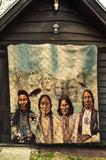 Native American Founding Fathers Premium Quilt