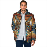 Powwow Storegb nat00057 02 southwest blue mens padded jacket