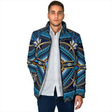 Powwow Storegb nat00083 naumaddic arts blue mens padded jacket