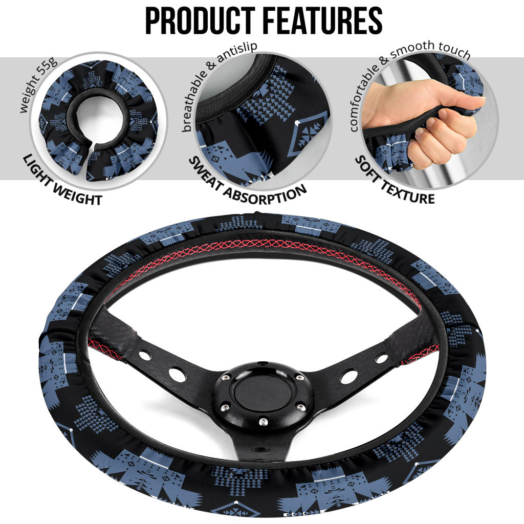 GB-NAT00720-05  Native Tribes Pattern Steering Wheel Cover