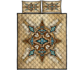 Brown Arts Native American Quilt Bed Set - Powwow Store