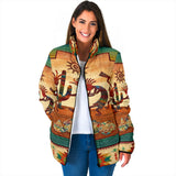 Powwow Storegb nat00054 kokopelli myth womens padded jacket