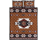 Native Temple Pattern Native American Quilt Bed Set - Powwow Store