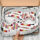 White Native Tribes Native American Sport Sneakers