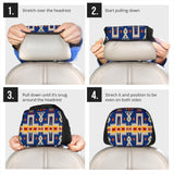 Powwow Store gb nat00062 04 navy tribe design headrests cover