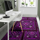 Naumaddic Arts Purple Native American Area Rug