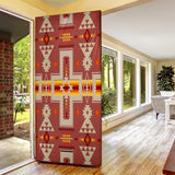 GB-NAT00062-11 Tan Tribe Design Native American Door Sock